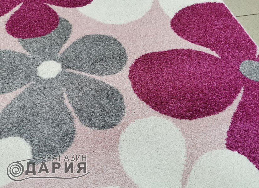 Тъкана пътека MAGNOLIA 801 lila/pink